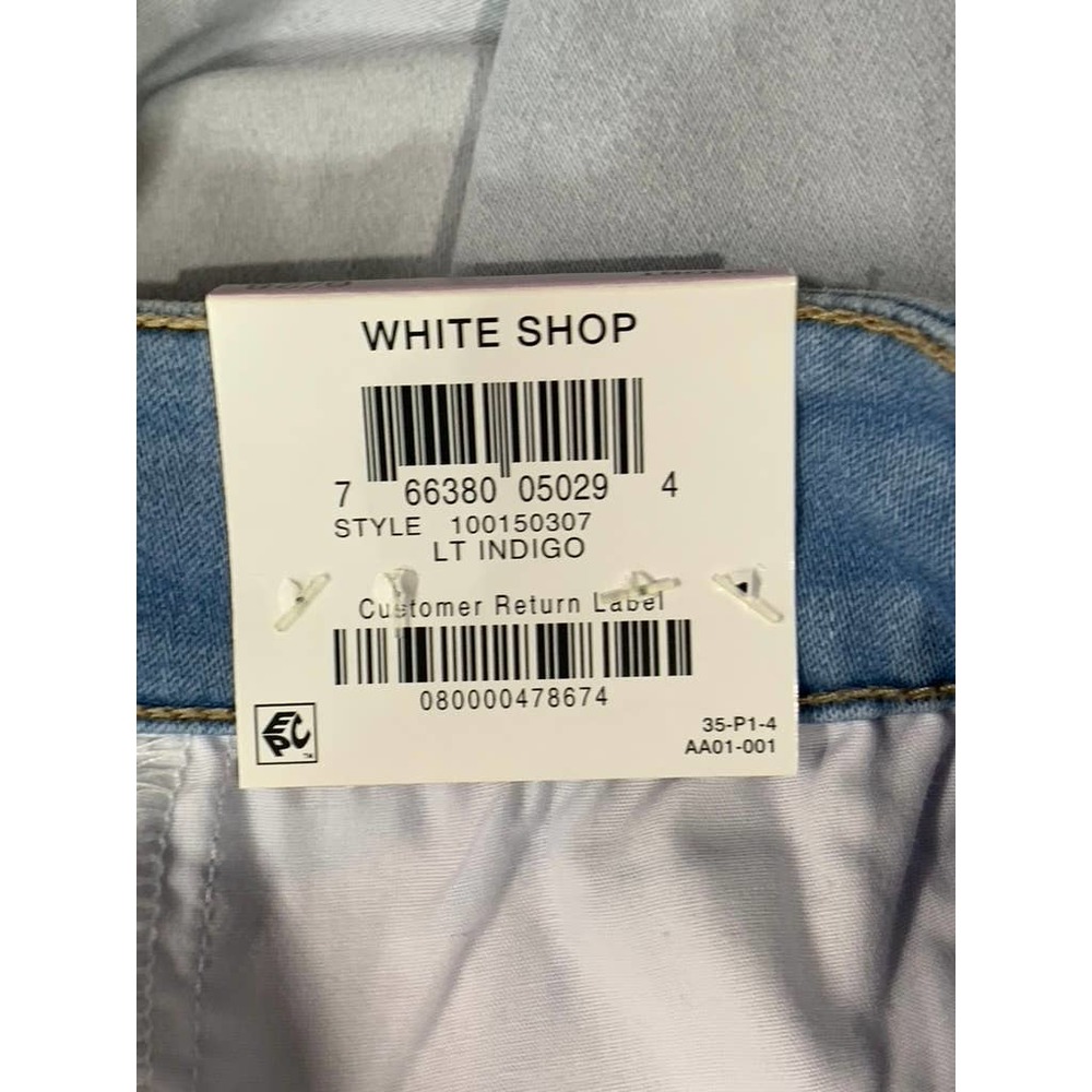 INC International Concepts Women's LT Indigo High-Rise Patch-Pocket Short SZ6/28 - Picture 11 of 12